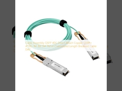 کابل مونتاژ QSFP 40G مسی اتصال مستقیم QSFP+ 4*10G 1M 3M 5M 7M یا کابل Breakout DAC با طول سفارشی