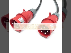 طراحی کابل سفارشی برای دستگاه‌های تصویربرداری پزشکی | کابل‌های سازگار با زیست‌سازگاری، محافظت‌شده در برابر تداخل الکترومغناطیسی با عایق انعطاف‌پذیر بالا و کانکتورهای دقیق برای انتقال داده‌های قابل اطمینان