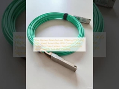 تولیدکننده سیم‌کشی ارائه دهنده مجموعه‌های پرسرعت QSFP-40G با طراحی کابل سفارشی برای مراکز داده، با ویژگی‌های یکپارچگی سیگنال کم‌افت و محافظ EMI